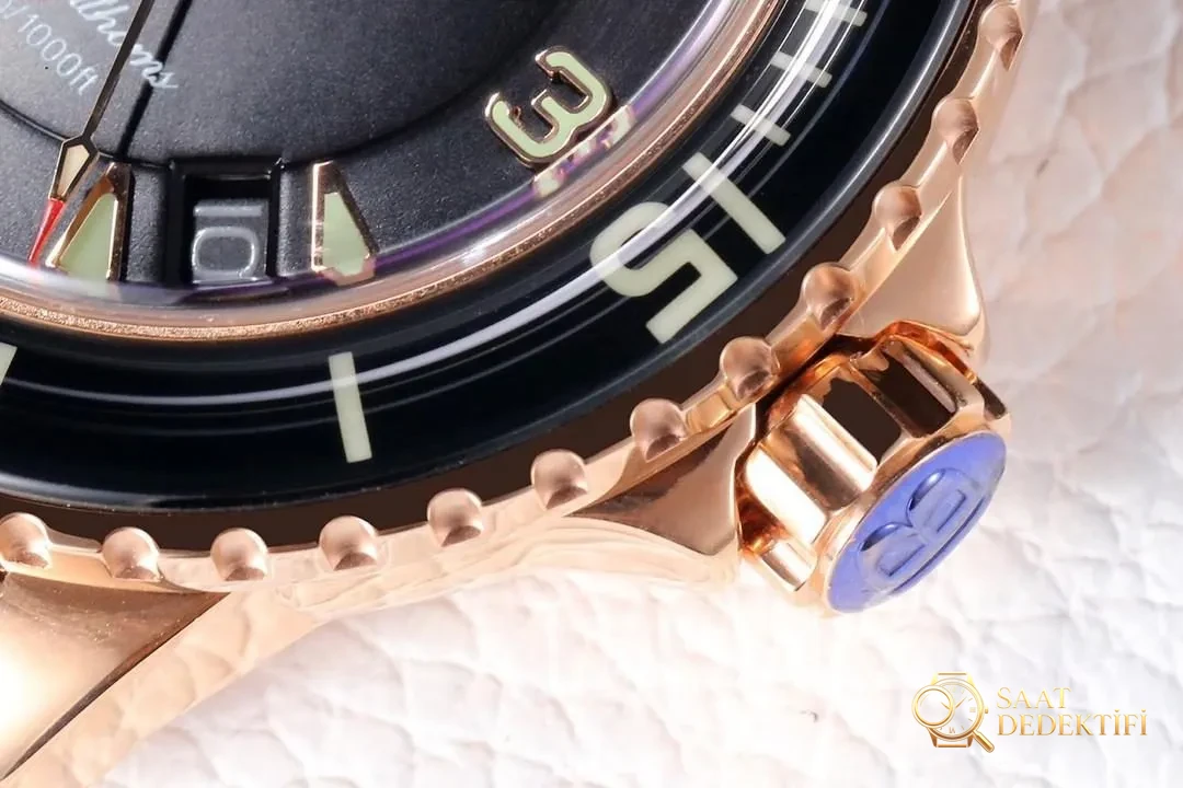 ZF Factory Blancpain Fifty Fathoms 5015 rose gold replika saatin rengi solar mı? - Bilezik, Toka ve Klips Mekanizması