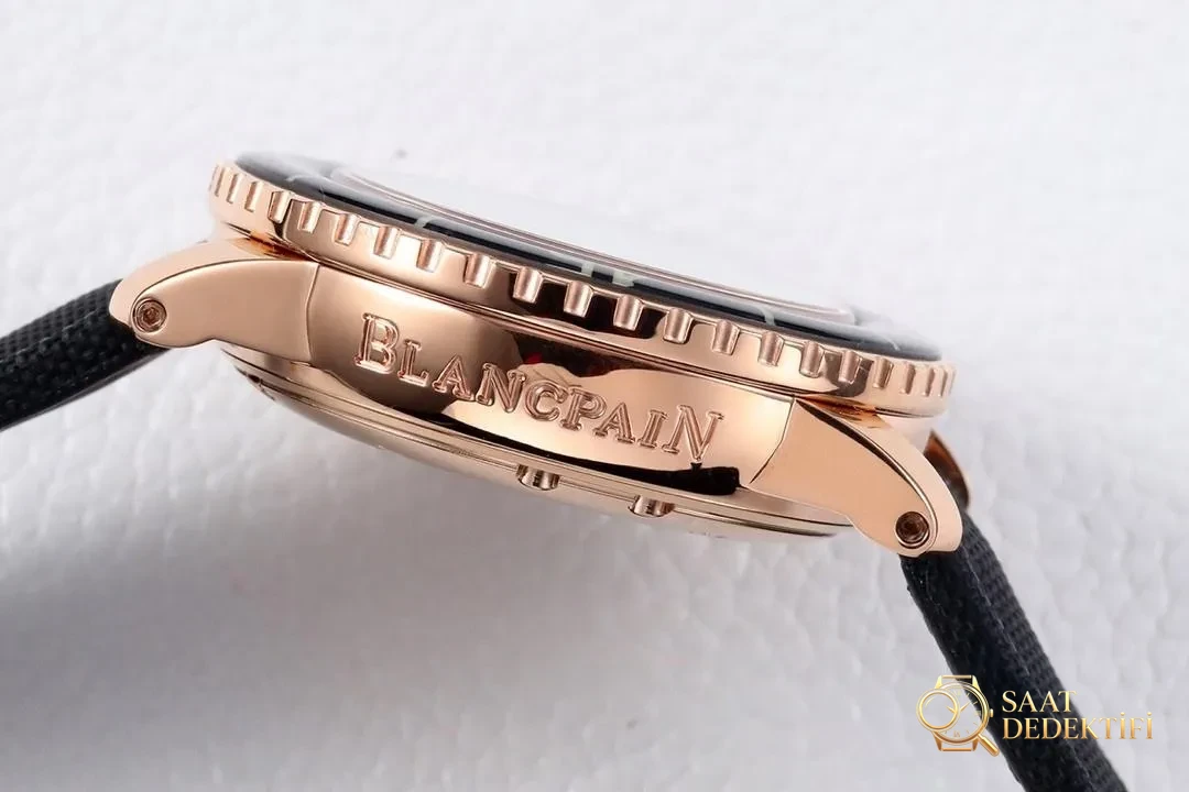 ZF Factory Blancpain Fifty Fathoms 5015 rose gold replika saatin rengi solar mı? - Klips Kilidi ve Lazer Damgalar