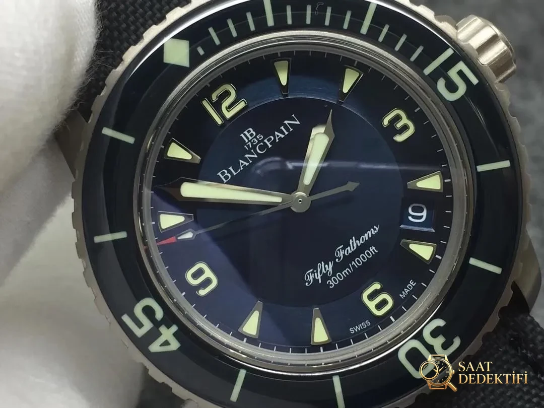 ZF Factory Blancpain Fifty Fathoms mavi kadranlı titanyum kasa replikası nasıl? - Bilezik, Toka ve Klips Mekanizması