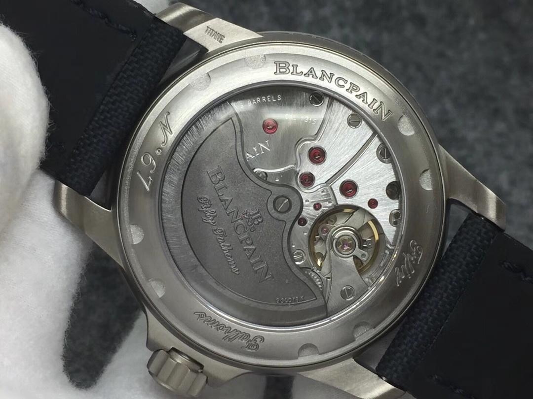 ZF Factory Blancpain Fifty Fathoms mavi kadranlı titanyum kasa replikası nasıl? — 8. fotoğraf