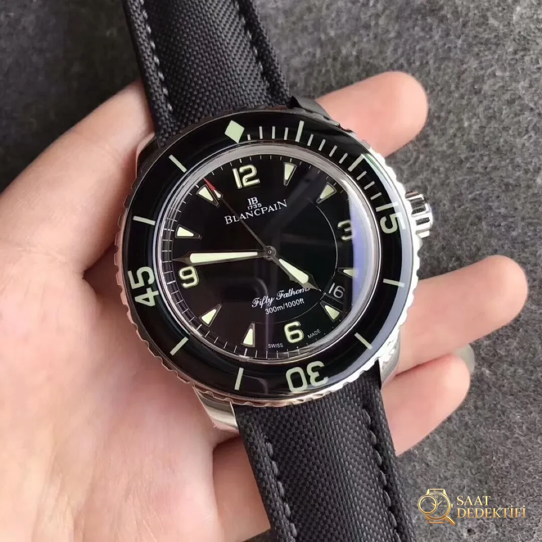 ZF Factory Blancpain Fifty Fathoms saatin orijinaliyle karşılaştırmalı detaylı incelemesi - Tepe Koruması ve Ayar Fonksiyonu
