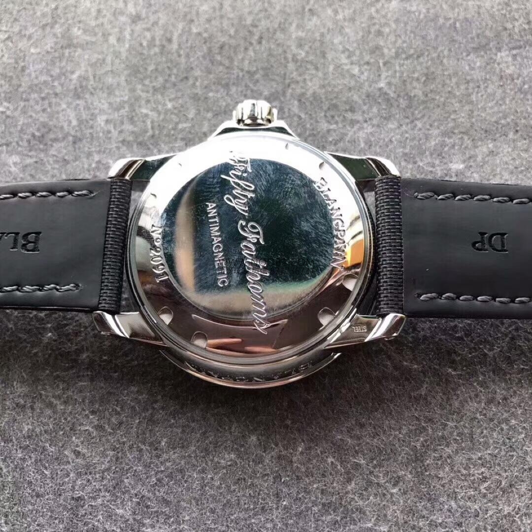 ZF Factory Blancpain Fifty Fathoms saatin orijinaliyle karşılaştırmalı detaylı incelemesi — 17. fotoğraf