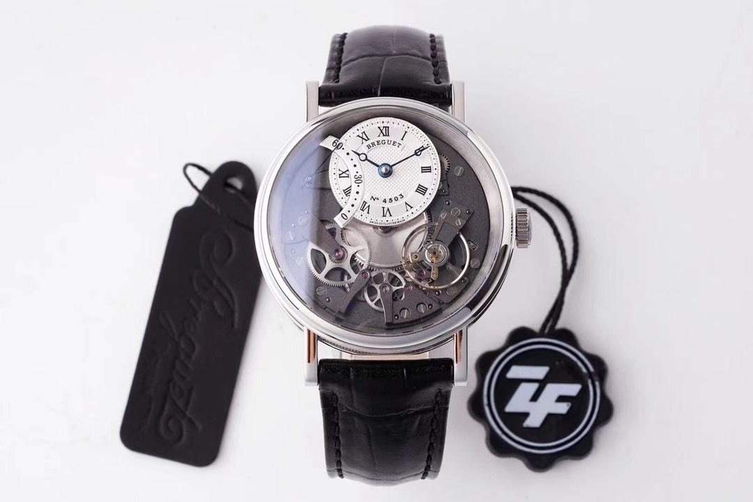 ZF Factory Breguet Tradition Serisi Retrograd Saniye Replika Saat, Gri Kadran — 1. fotoğraf