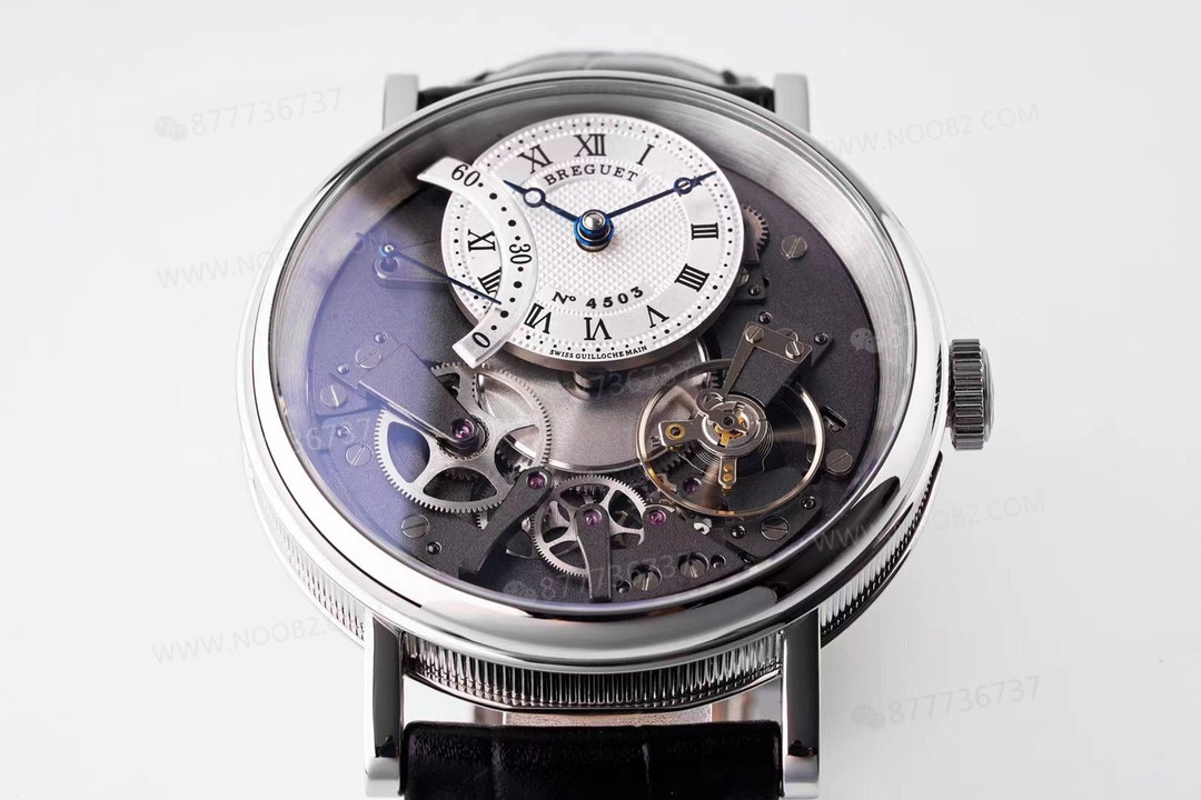 ZF Factory Breguet Tradition Serisi Retrograd Saniye Replika Saat, Gri Kadran — 4. fotoğraf