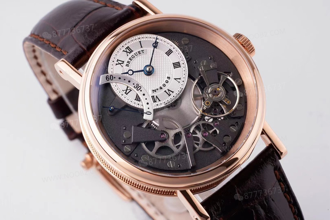 ZF Factory Breguet Tradition serisi retrograd saniyeli replika kol saati, rose gold — 5. fotoğraf