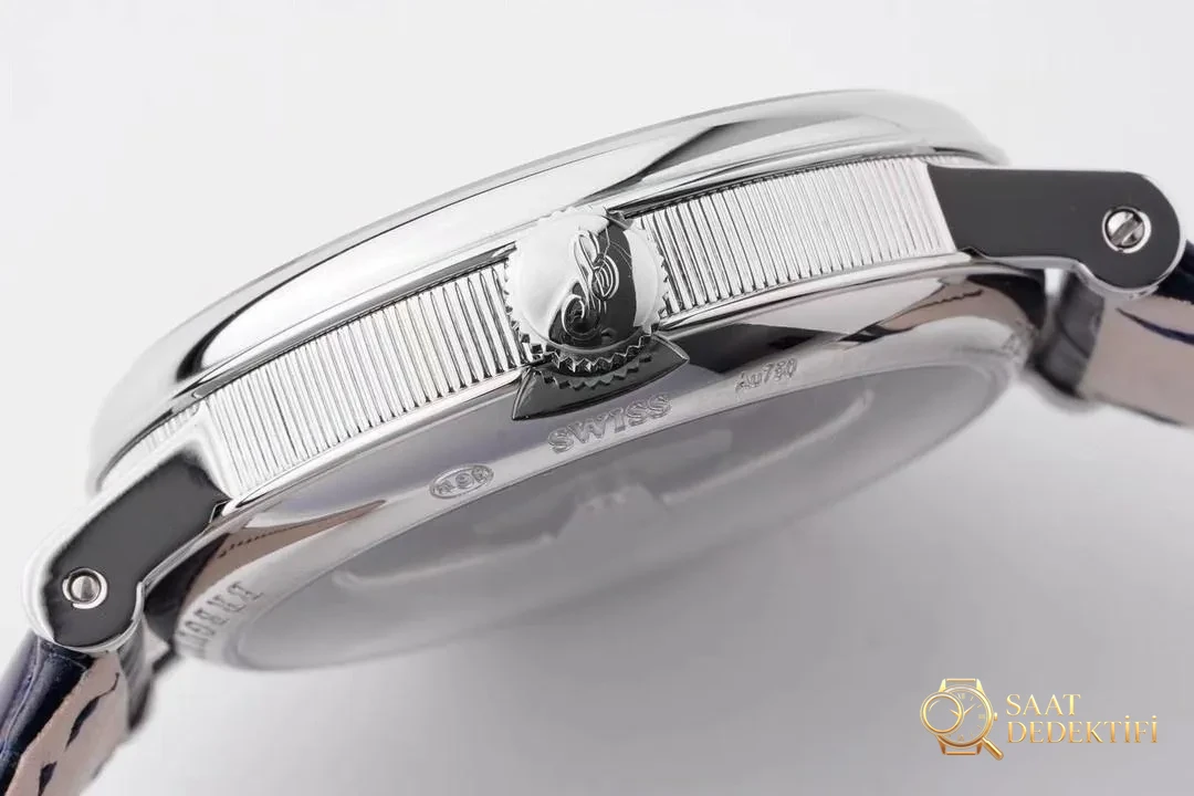 ZF Factory Breguet Tradition serisi retrograde saniyeli replika saat, mavi kadran - Klips Kilidi ve Lazer Damgalar