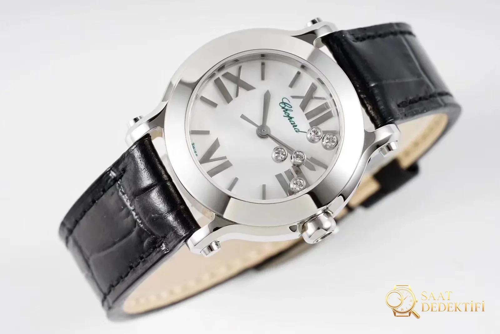 ZF Factory Chopard Happy Diamonds 278509 Kuvars Kadın Saati Replikası Nasıl? - Kasa Çeliği ve Polisaj Kalitesi