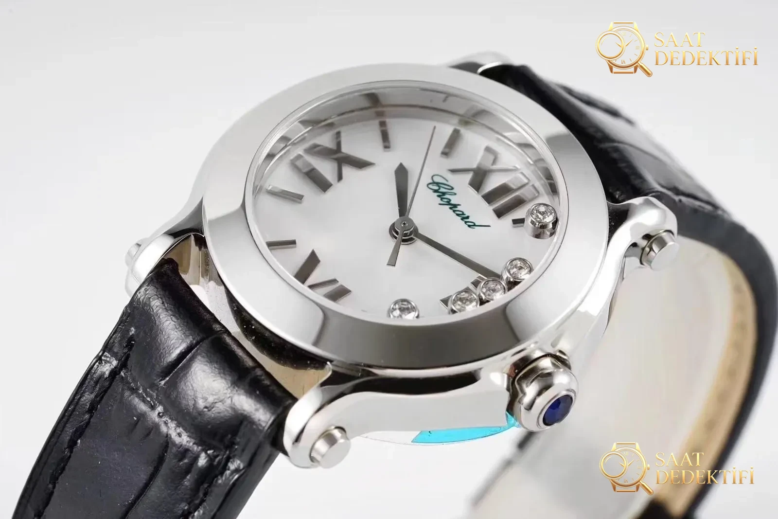 ZF Factory Chopard Happy Diamonds 278509 Kuvars Kadın Saati Replikası Nasıl? - Tepe Koruması ve Ayar Fonksiyonu