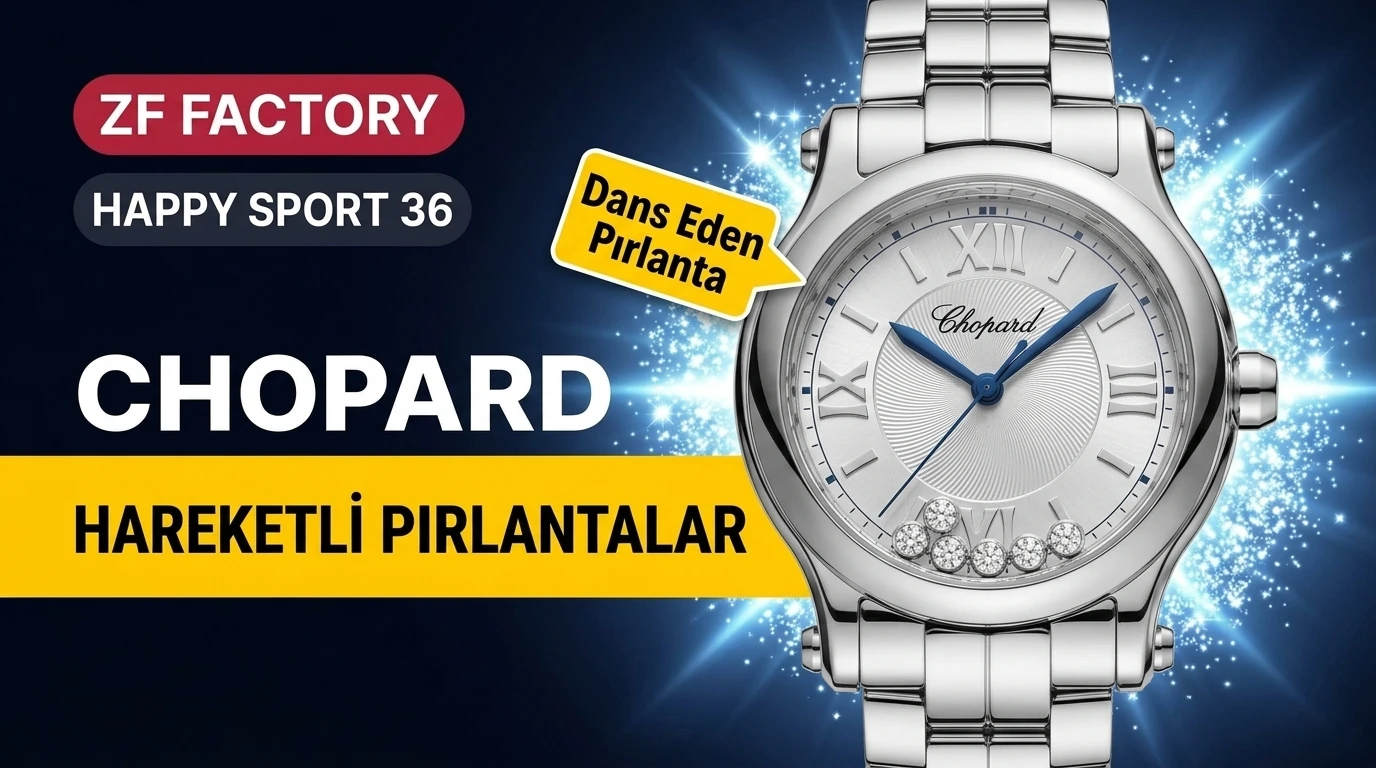 ZF Factory Chopard Happy Sport 278559 Testbericht: Diamanten tanzen zwischen doppelten Saphiren
