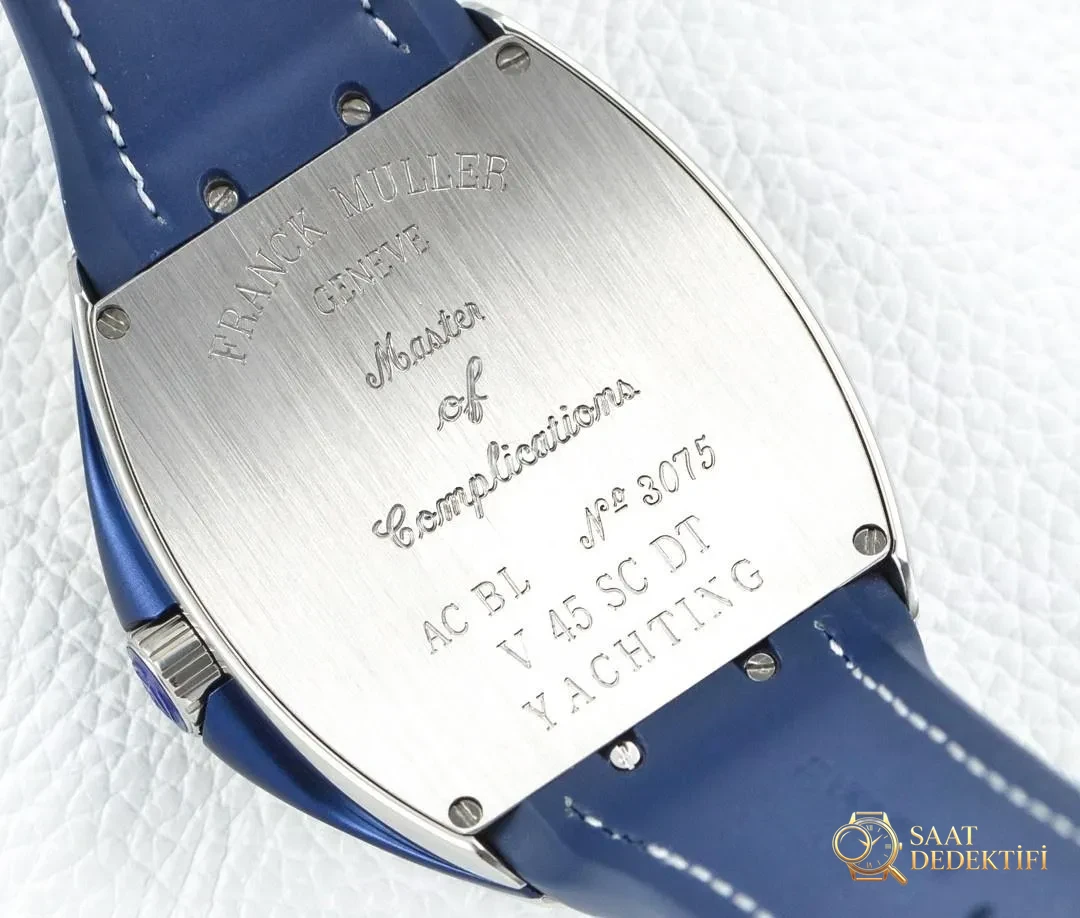 ZF Factory Franck Muller V45 Mavi Yacht Replika Saat İncelemesi - Klips Kilidi ve Lazer Damgalar