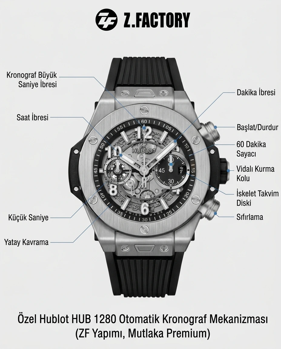 Hublot Big Bang ZF Factory İncelemesi - Ön Görünüm ve Kasa Tasarımı