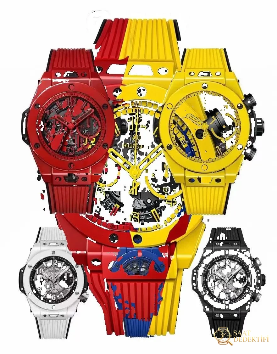 ZF Factory Hublot Unico Big Bang renkli seramik kasalı saatin kalitesi iyi mi? - Kadran Detayı ve Bezel İşçiliği