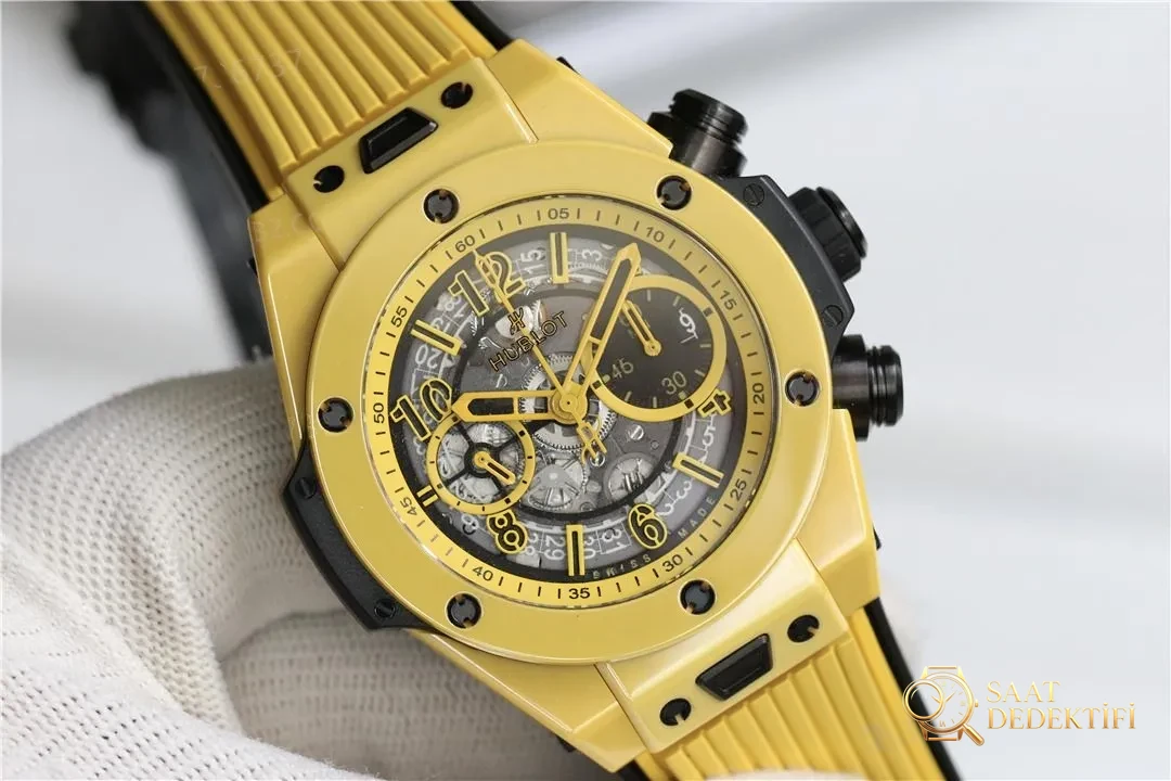ZF Factory Hublot Unico Big Bang renkli seramik kasalı saatin kalitesi iyi mi? - Kasa Profili ve Kurma Kolu İncelemesi