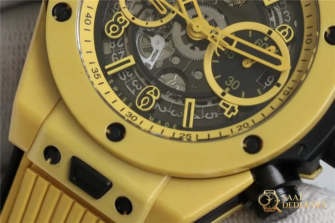 ZF Factory Hublot Unico Big Bang renkli seramik kasalı saatin kalitesi iyi mi? - Makro Kadran ve İndeks İşçiliği