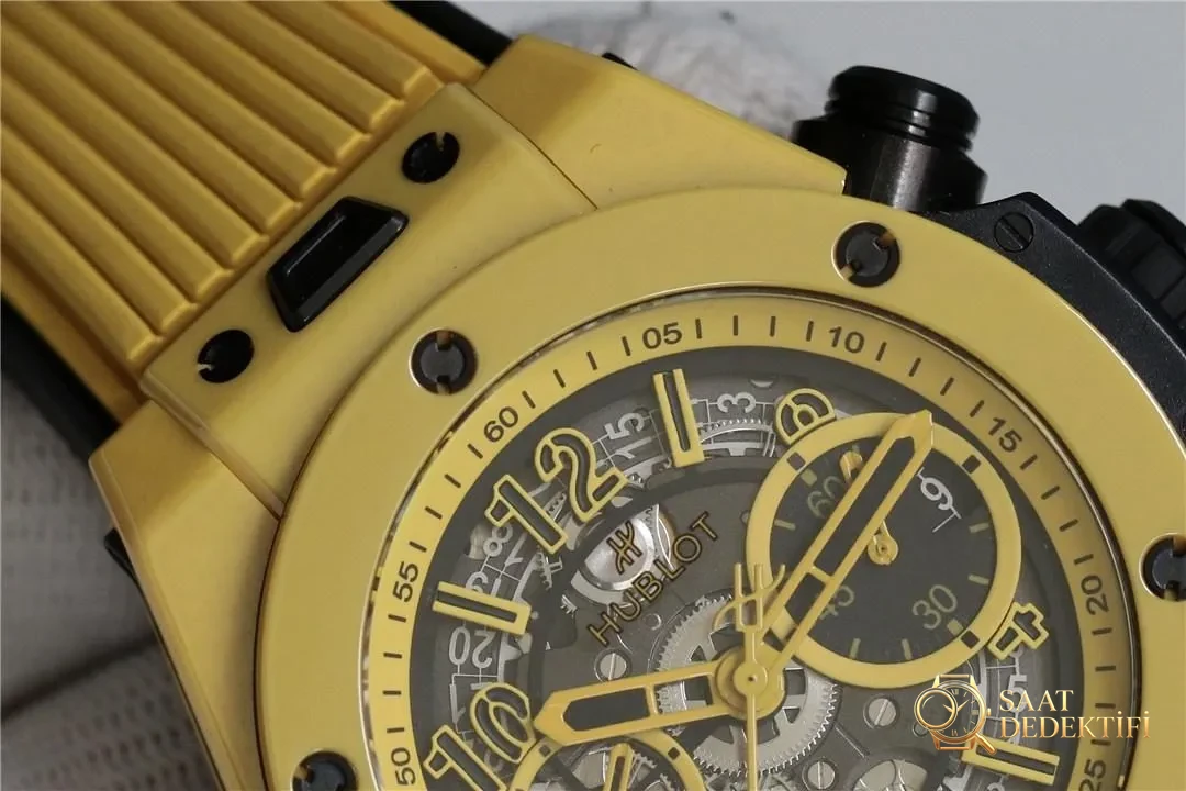 ZF Factory Hublot Unico Big Bang renkli seramik kasalı saatin kalitesi iyi mi? - Klips Kilidi ve Lazer Damgalar