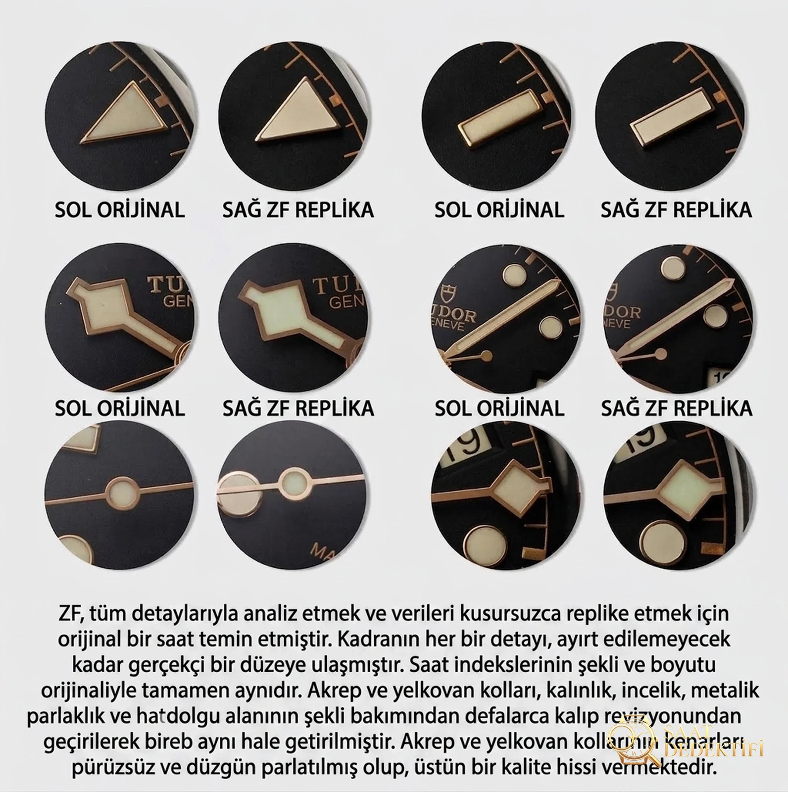 [ZF Factory iddialı yapım-Tudor Black Bay 1958 GMT «Kola Bezel» koleksiyonluk replika] - Yan Profil ve Kordon Bağlantısı