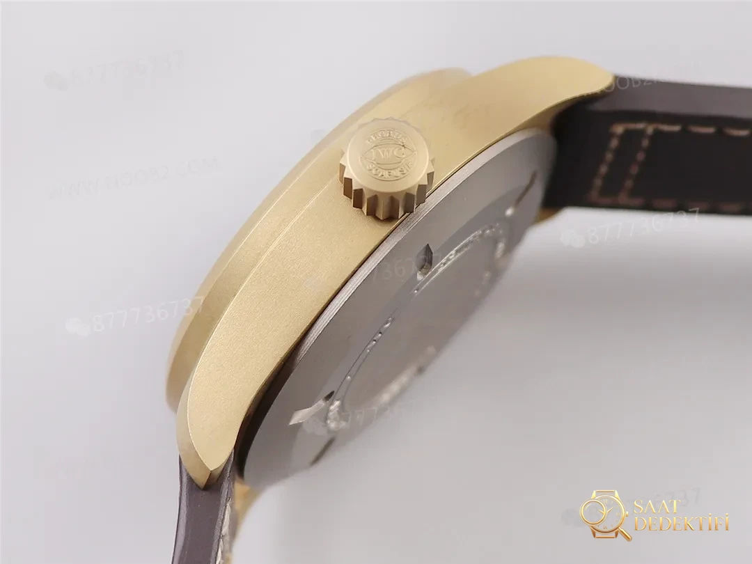 ZF Factory IWC Bronz Spitfire UTC Özel Sürüm Saatin İşçilik İncelemesi - Klips Kilidi ve Lazer Damgalar