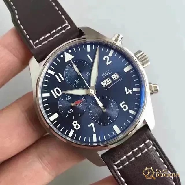 ZF Factory IWC Flieger Kronograf IW3777 Le Petit Prince kalitesi nasıl? İyi yapılmış mı? - Kadran Detayı ve Bezel İşçiliği