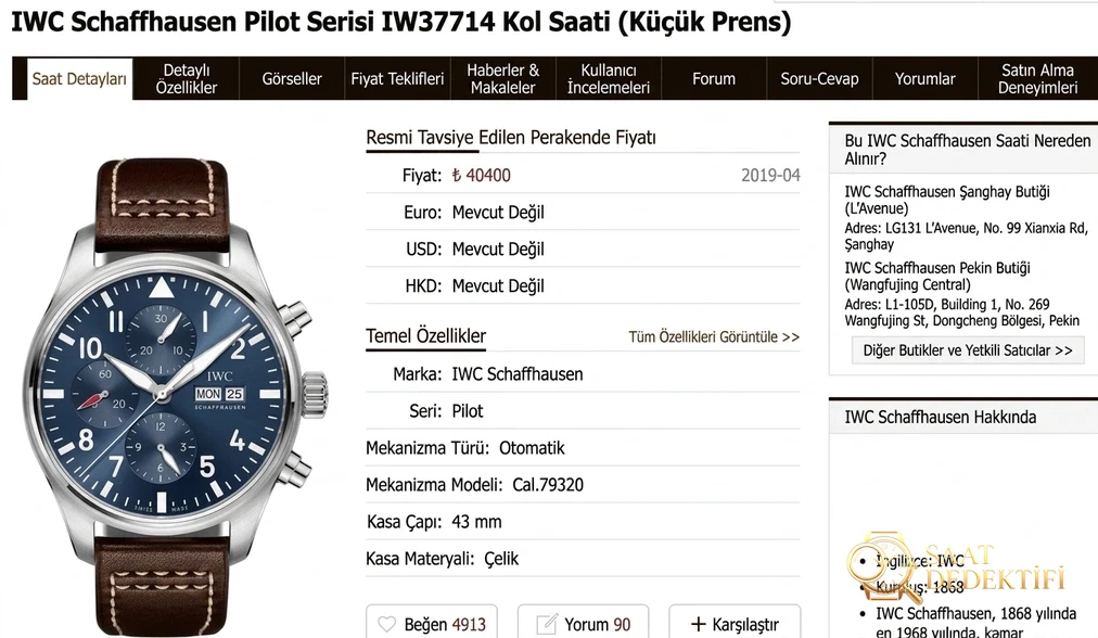 IWC Pilot ZF Factory İncelemesi - Ön Görünüm ve Kasa Tasarımı