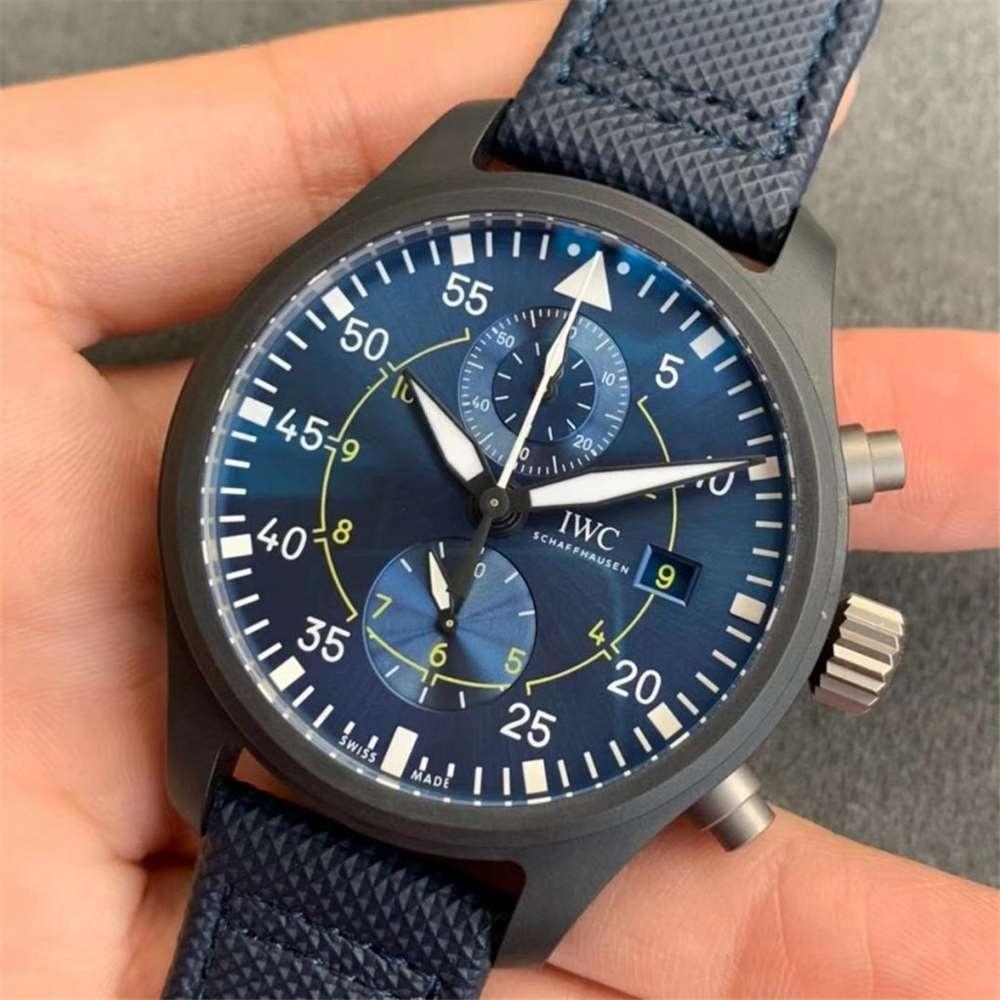 ZF Factory IWC Pilot Serisi «Blue Angels Özel Versiyonu» Kronograf Kol Saati İşçilik İncelemesi — 3. fotoğraf