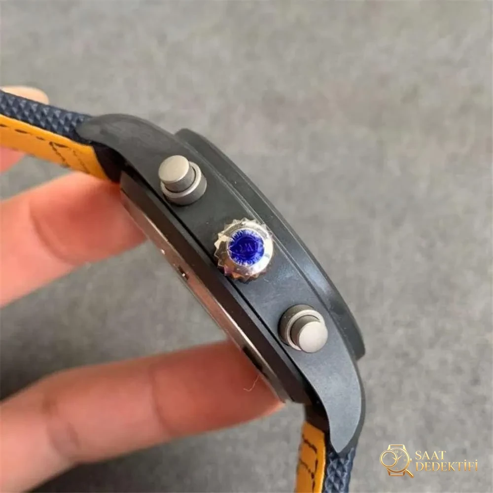 ZF Factory IWC Pilot Serisi «Blue Angels Özel Versiyonu» Kronograf Kol Saati İşçilik İncelemesi - Makro Kadran ve İndeks İşçiliği