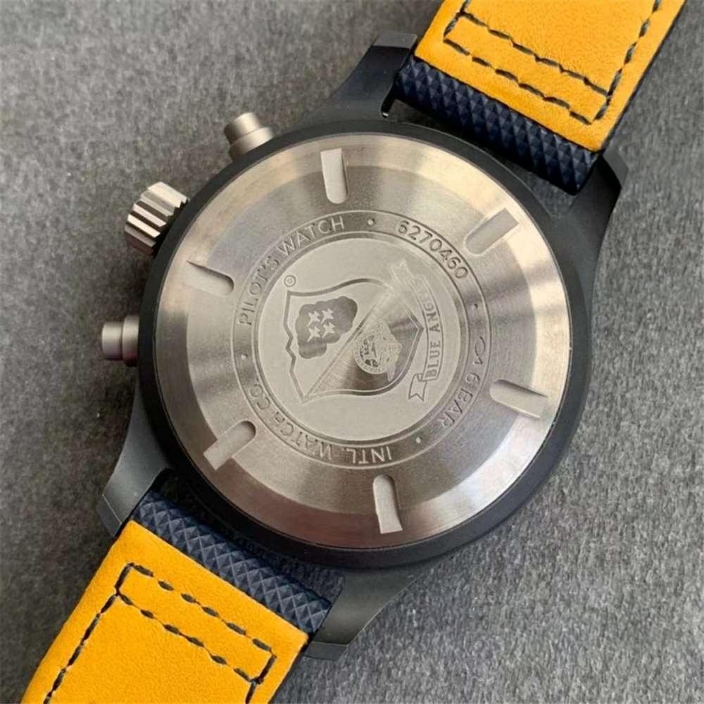 ZF Factory IWC Pilot Serisi «Blue Angels Özel Versiyonu» Kronograf Kol Saati İşçilik İncelemesi — 7. fotoğraf