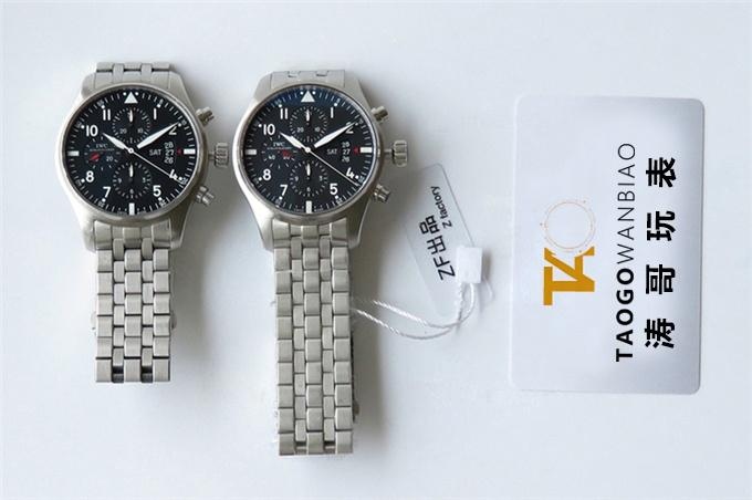 ZF Factory IWC Pilot serisi IW377704 Le Petit Prince özel versiyon kronograf replika saat gerçek-replika karşılaştırması ve orijinal incelemesi — 1. fotoğraf