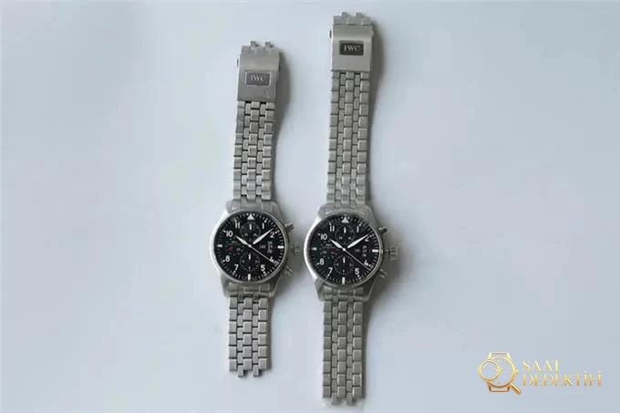 ZF Factory IWC Pilot serisi IW377704 Le Petit Prince özel versiyon kronograf replika saat gerçek-replika karşılaştırması ve orijinal incelemesi - Arka Kapak ve Mekanizma Detayı
