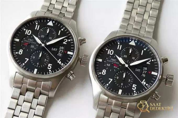 ZF Factory IWC Pilot serisi IW377704 Le Petit Prince özel versiyon kronograf replika saat gerçek-replika karşılaştırması ve orijinal incelemesi - Bilezik, Toka ve Klips Mekanizması