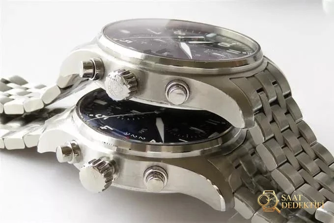 ZF Factory IWC Pilot serisi IW377704 Le Petit Prince özel versiyon kronograf replika saat gerçek-replika karşılaştırması ve orijinal incelemesi - Balans Çarkı ve Zemberek Aksamı