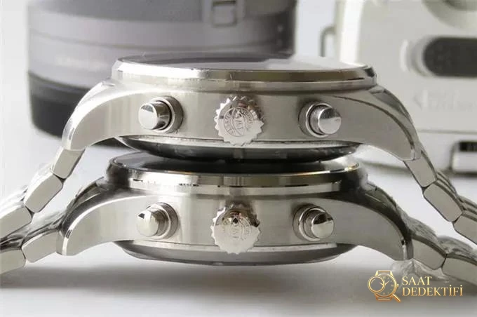 ZF Factory IWC Pilot serisi IW377704 Le Petit Prince özel versiyon kronograf replika saat gerçek-replika karşılaştırması ve orijinal incelemesi - Kadran Güneş Işını (Sunburst) Efekti