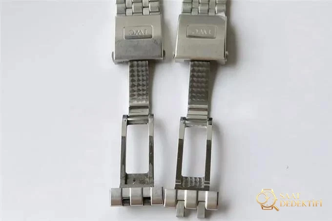 ZF Factory IWC Pilot serisi IW377704 Le Petit Prince özel versiyon kronograf replika saat gerçek-replika karşılaştırması ve orijinal incelemesi - Kordon Bakla Esnekliği ve Pim Yuvaları