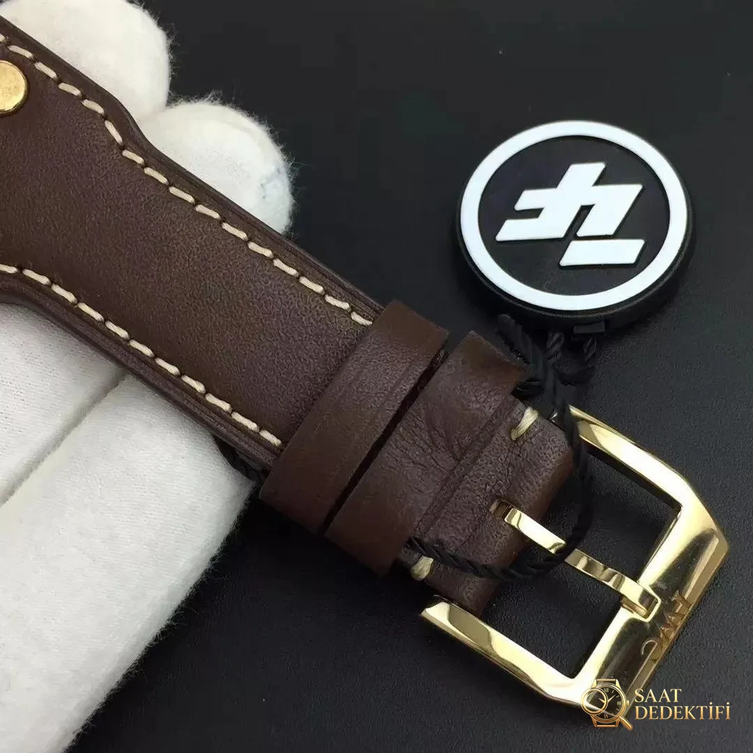 ZF Factory IWC Pilot serisi IW501005 kol saati - Bronz Big Pilot incelemesi - Makro Kadran ve İndeks İşçiliği