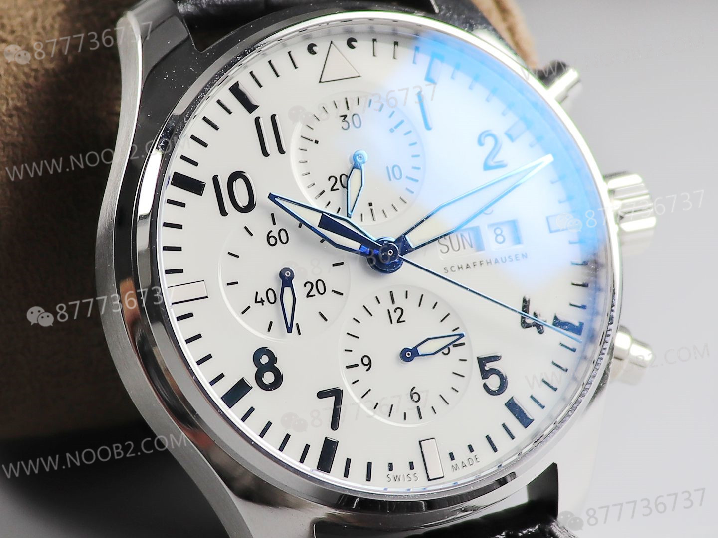 ZF Factory IWC Pilot Spitfire 150. Yıl beyaz kadranlı IWC377725 işçilik nasıl? — 3. fotoğraf