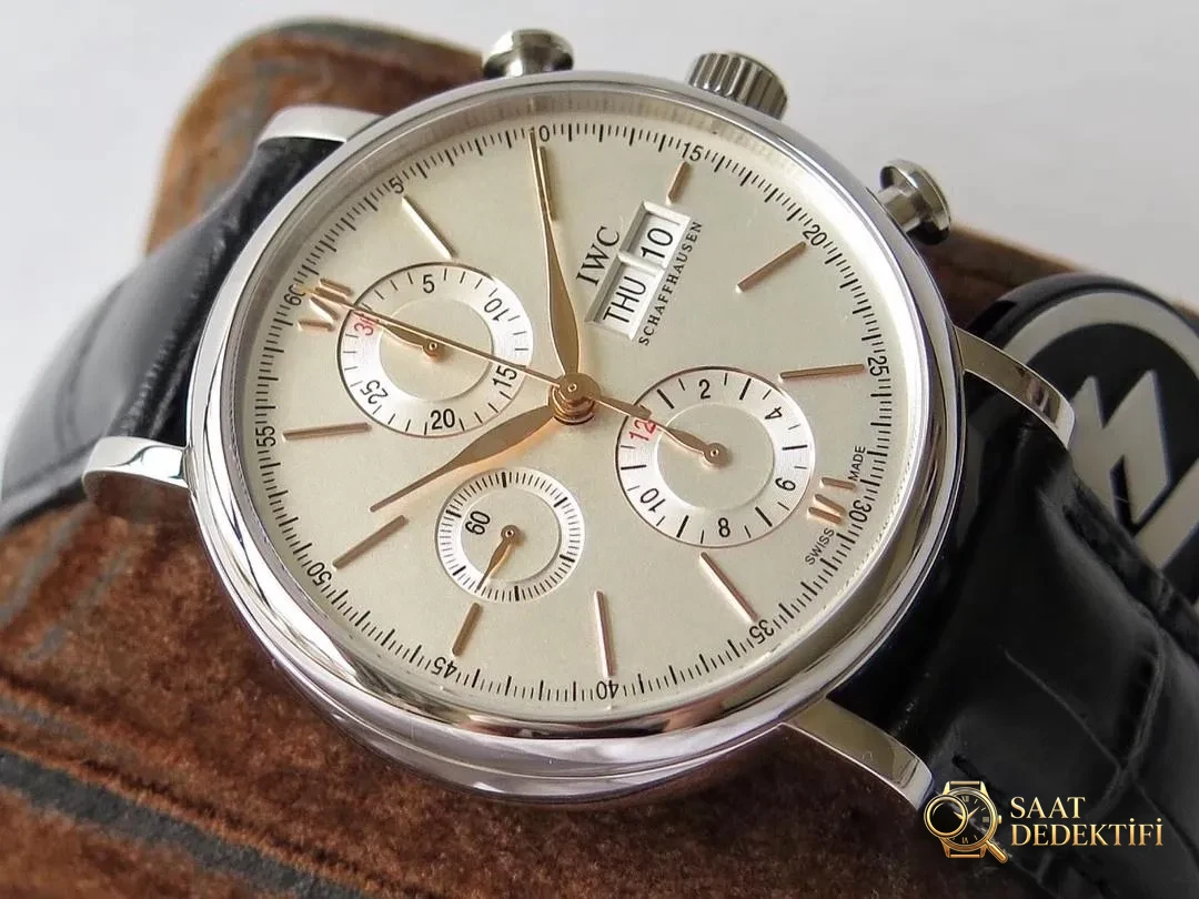 ZF Factory IWC Portofino Kronograf İşçilik İncelemesi - Kasa Profili ve Kurma Kolu İncelemesi
