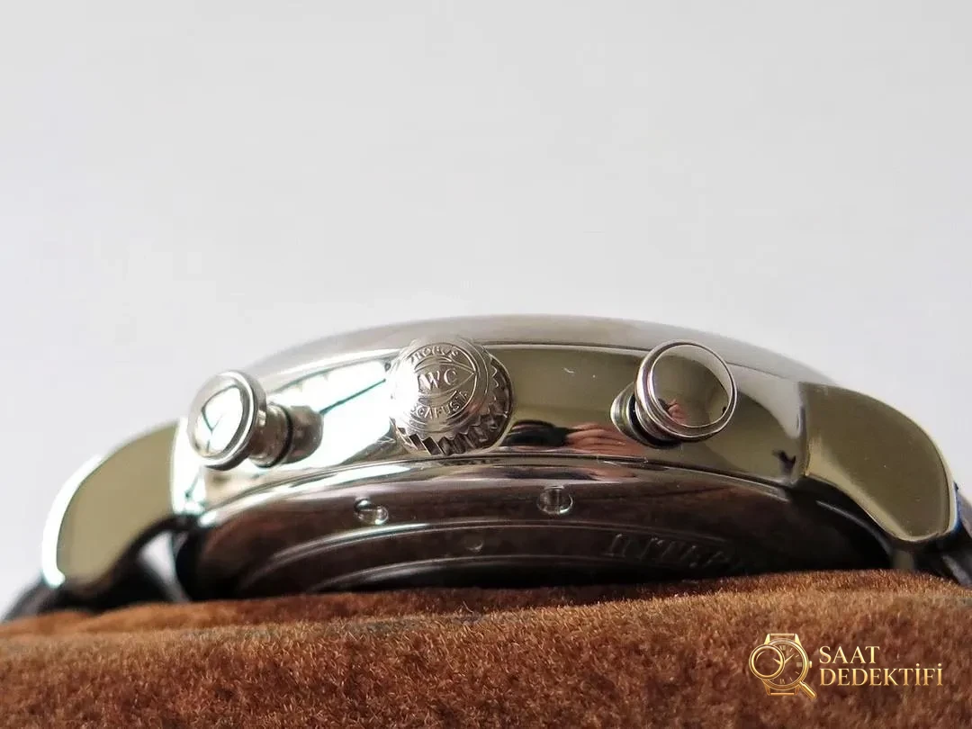 ZF Factory IWC Portofino Kronograf İşçilik İncelemesi - Makro Kadran ve İndeks İşçiliği