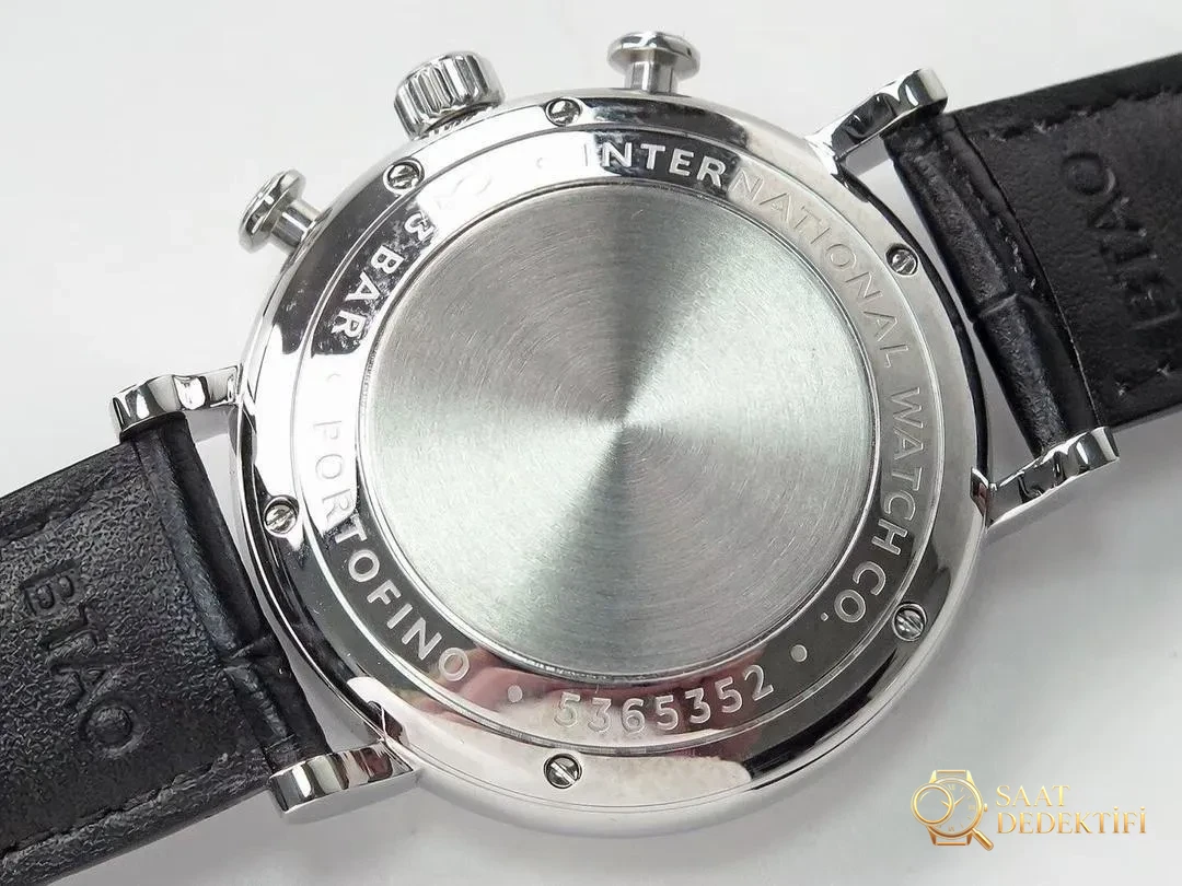 ZF Factory IWC Portofino Kronograf Mavi Kadran Altın Akrep-Yelkovan İncelemesi - Fosfor ve Super-LumiNova Gece Görünümü