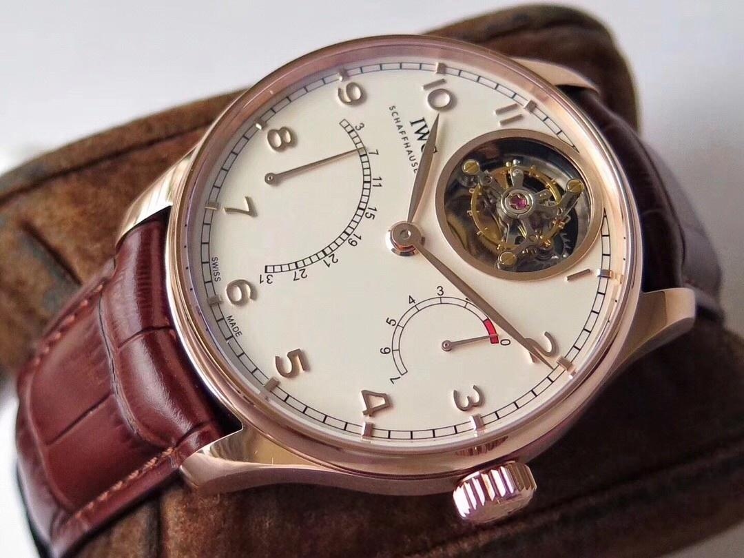 ZF Factory IWC Portugieser 12 Pozisyon Tourbillon Flyback Takvim Gerçek Güç Rezervi Göstergesi 44 mm Replika Saat İncelemesi — 17. fotoğraf