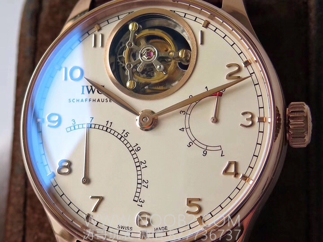 ZF Factory IWC Portugieser 12 Pozisyon Tourbillon Flyback Takvim Gerçek Güç Rezervi Göstergesi 44 mm Replika Saat İncelemesi — 21. fotoğraf