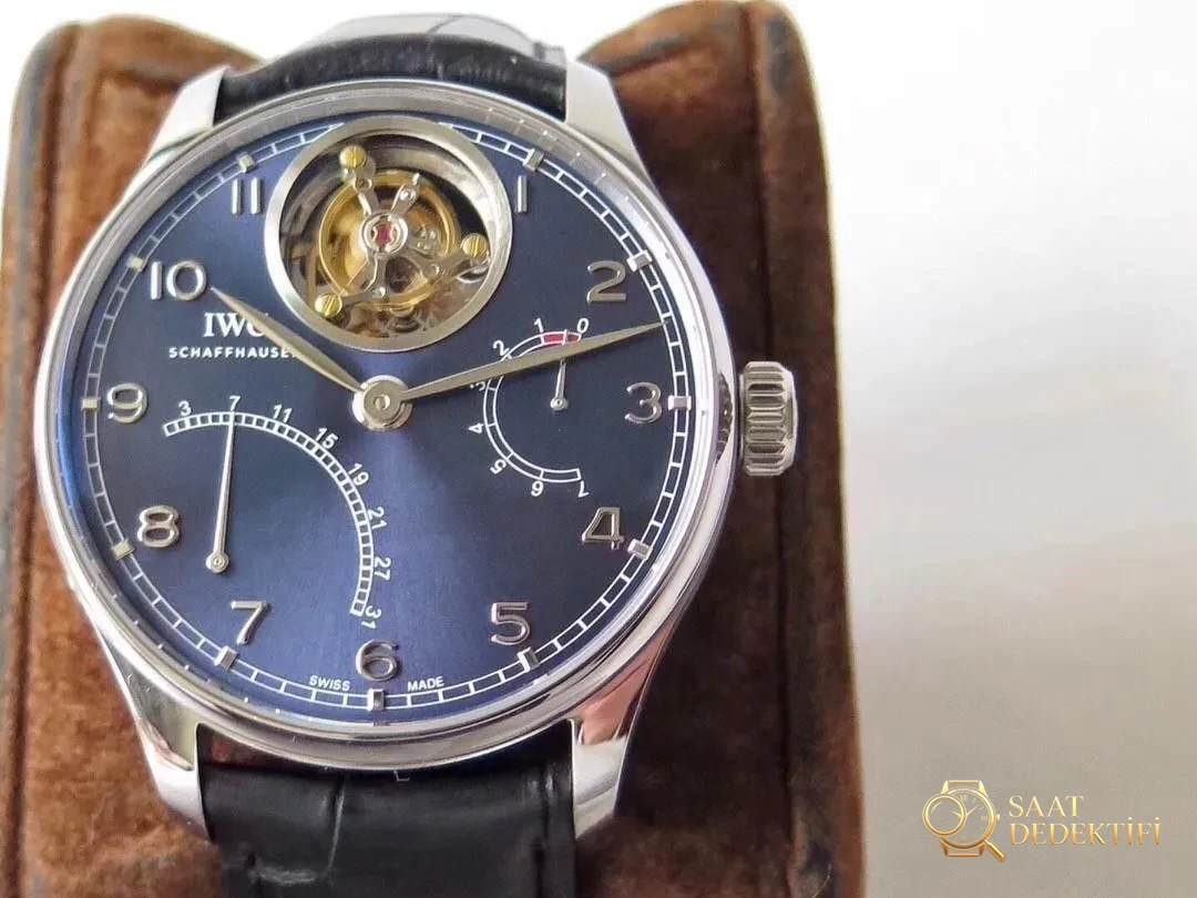 ZF Factory IWC Portugieser 12 Pozisyon Tourbillon Flyback Takvim Gerçek Güç Rezervi Göstergesi 44 mm Replika Saat İncelemesi - Tepe Kilit Mekanizması ve Conta Yapısı