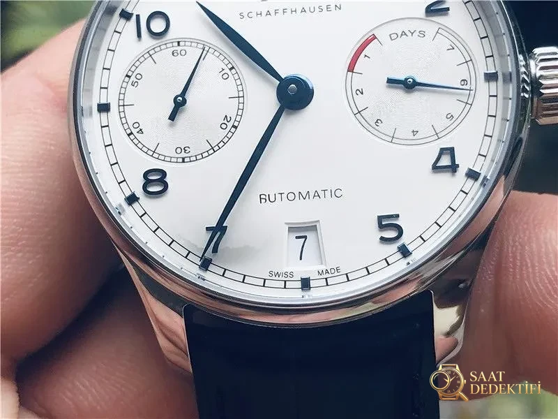 ZF Factory IWC Portugieser 7 Günlük V5 Versiyonu Kol Saati Detaylı İnceleme - Kadran Detayı ve Bezel İşçiliği