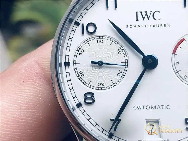 ZF Factory IWC Portugieser 7 Günlük V5 Versiyonu Kol Saati Detaylı İnceleme - Arka Kapak ve Mekanizma Detayı