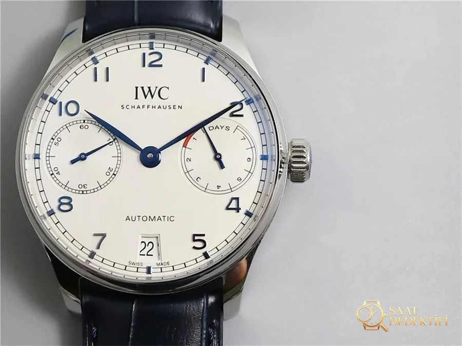 ZF Factory IWC Portugieser 7 V5 kalitesi iyi mi? Bir bakışta sahte belli olur mu? - Kadran Detayı ve Bezel İşçiliği