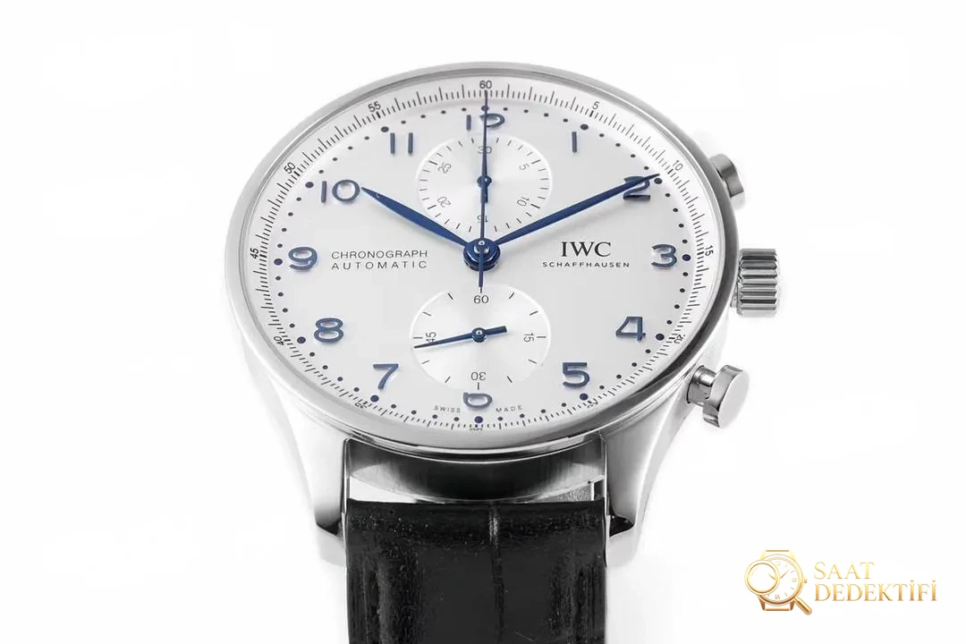 ZF Factory IWC Portugieser Kronograf açık arkalı IW371605 işçiliği nasıl? - Kasa Profili ve Kurma Kolu İncelemesi