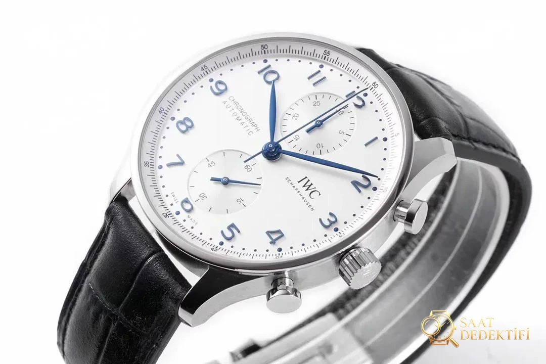 ZF Factory IWC Portugieser Kronograf açık arkalı IW371605 işçiliği nasıl? - Arka Kapak ve Mekanizma Detayı