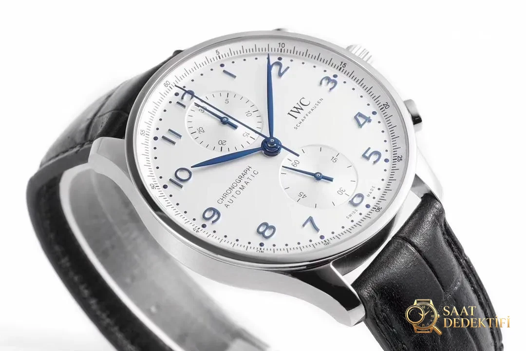 ZF Factory IWC Portugieser Kronograf açık arkalı IW371605 işçiliği nasıl? - Makro Kadran ve İndeks İşçiliği