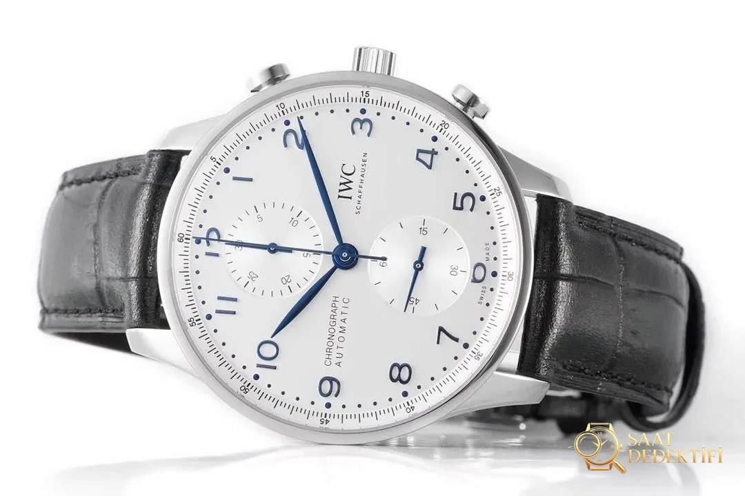 ZF Factory IWC Portugieser Kronograf açık arkalı IW371605 işçiliği nasıl? - Klips Kilidi ve Lazer Damgalar