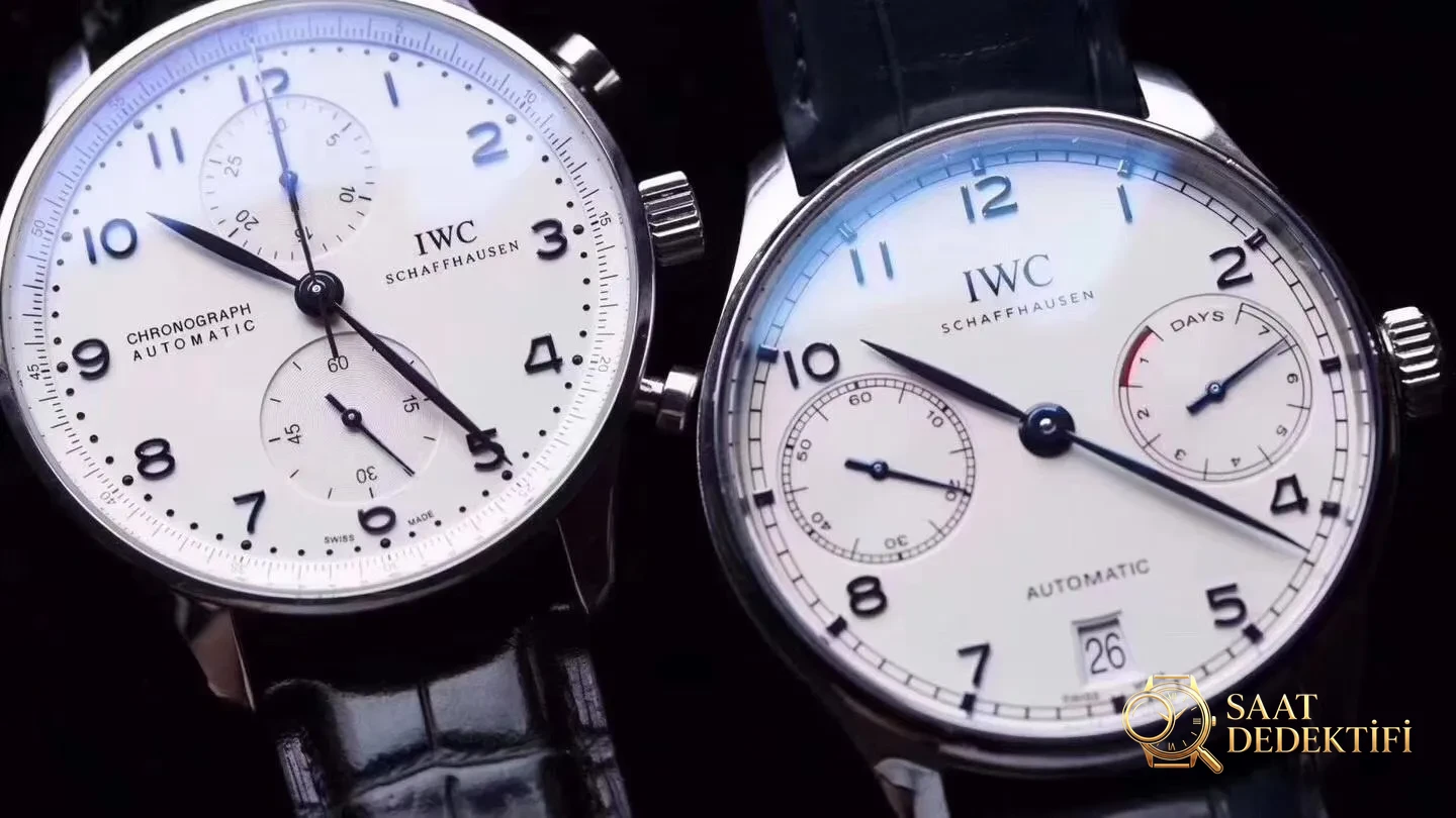 ZF Factory IWC Portugieser Kronograf ile Portugieser 7 Günlük karşılaştırması: Hangisi almaya değer? - Arka Kapak ve Mekanizma Detayı