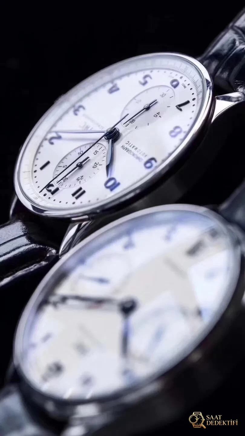ZF Factory IWC Portugieser Kronograf ile Portugieser 7 Günlük karşılaştırması: Hangisi almaya değer? - Makro Kadran ve İndeks İşçiliği