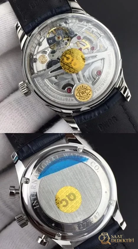 ZF Factory IWC Portugieser Kronograf ile Portugieser 7 Günlük nasıl seçilir? Aralarındaki fark nedir? - Fosfor ve Super-LumiNova Gece Görünümü
